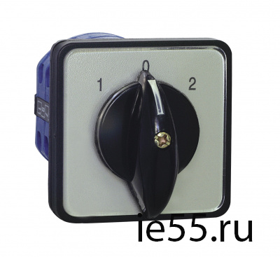 Кулачковый переключатель LW32-25/3 , 25А, 3Р, "1-0-2" (CHINT)